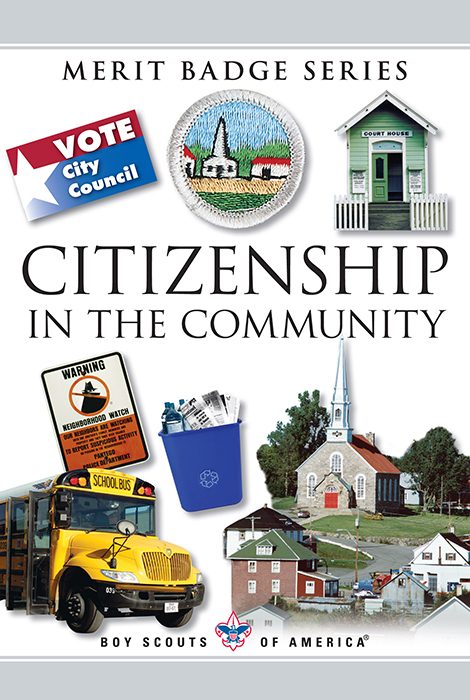 Citizenship in the Community merit badge pamphlet
